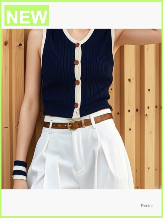Genuine Leather Vintage Thin Belt with Gold Buckle Skinny Waist